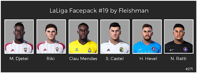 LaLiga Facepack #19 For eFootball PES 2021