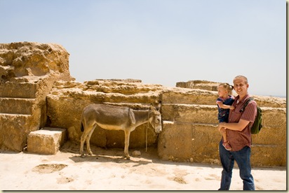 At the pyramids with Naanii