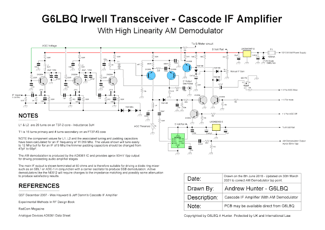 G6LBQ Cascode IF Amplifier Circuit