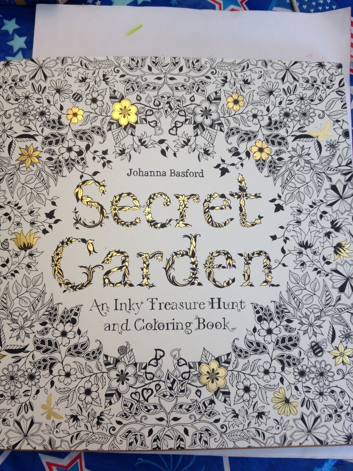 The Secret Garden adult coloring book by Johanna Basford is super popular