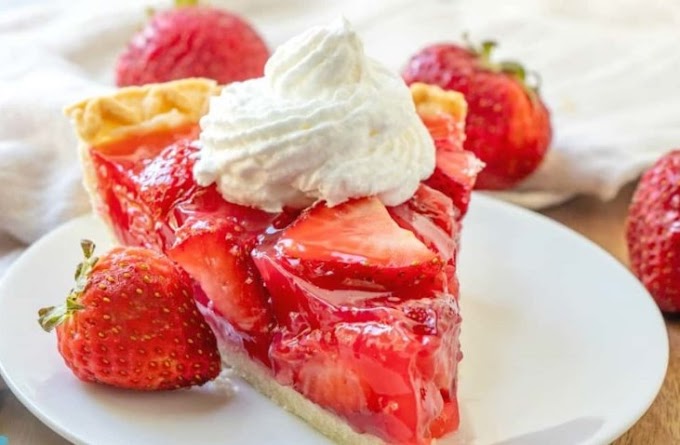 Strawberry Pie #easy #desserts