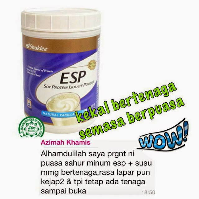 puasa kekal bertenaga dengan esp shaklee