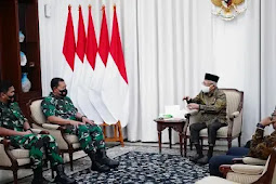 Bertemu Panglima TNI, Maruf Amin Tegaskan Pengamanan Prasyrat Pembangunan di Papua