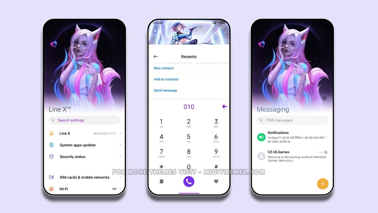 KDA Line X MIUI Theme
