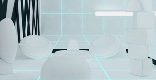 Futuristic Bathroom Design Idea