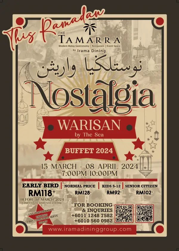 Poster Buffet Ramadhan 2024 di The Ammara by Irama Dining