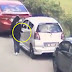 (Video) 'Lepas dia terpegang, malam tu badan dia terasa panas...' - CCTV rakam wanita sapu minyak di handle pintu kereta mangsa sihir
