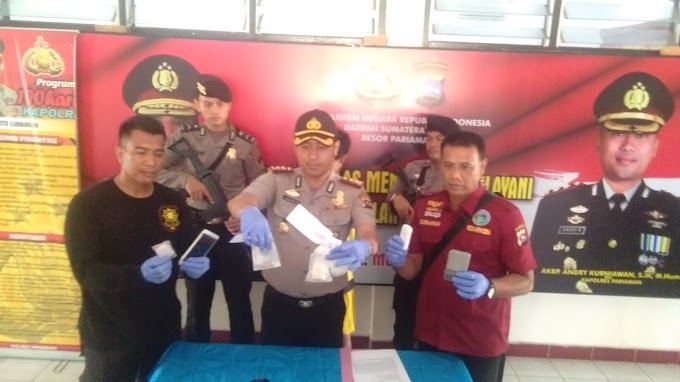 Lagi Polres Pariaman Tangkap Residivis Pengedar Narkoba Jenis Sabu