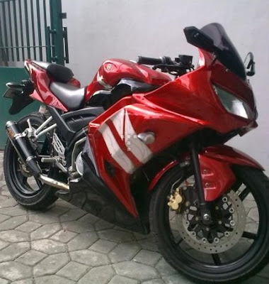 Modif Vixion Tahun 2008 Body Costum Fiber Yamaha R6