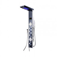  Maceió Bathroom LED Shower Faucet Panel With Thermostatic Massage Jets