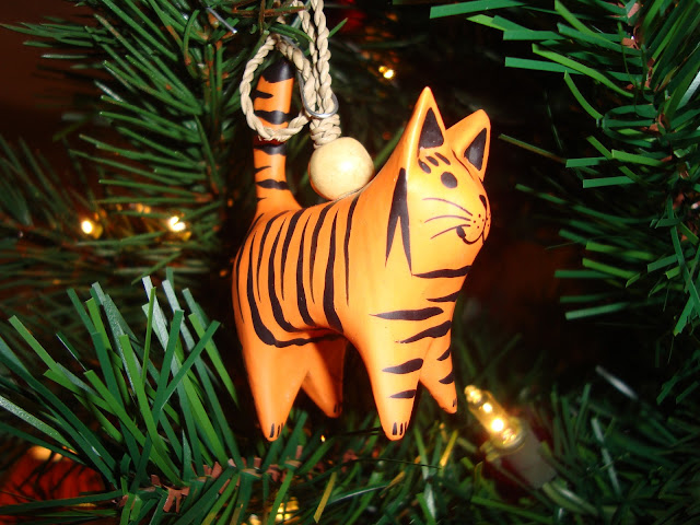 Tigger Cat Christmas Ornament