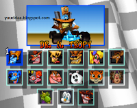 Cheat CTR : Crash Team Racing PS1 Lengkap