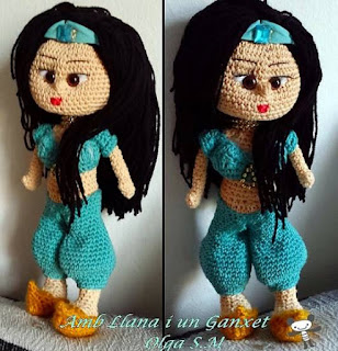 PATRON GRATIS JASMINE | ALADINE AMIGURUMI 52079