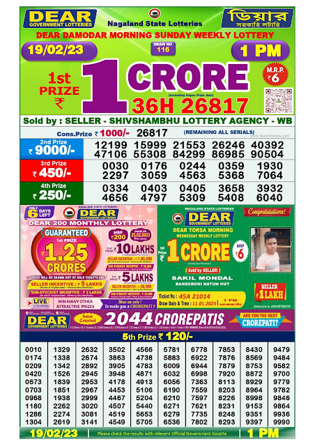 nagaland-lottery-result-19-02-2023-dear-damodar-morning-sunday-today-1-pm
