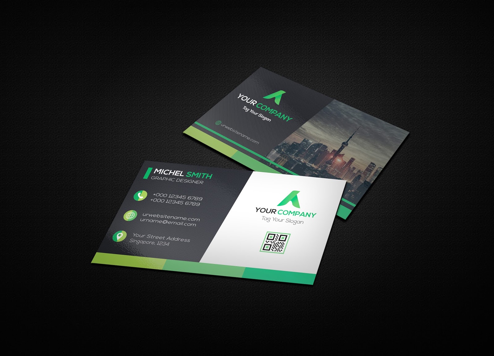 Download 50+ Best Free High-Quality PSD Business Card Mockups | Top ...