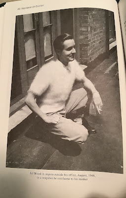 Ed Wood in angora outside his office, August, 1948. in a snapshot he sent home to his mother