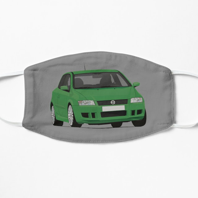 Fiat Stilo Abarth green mask