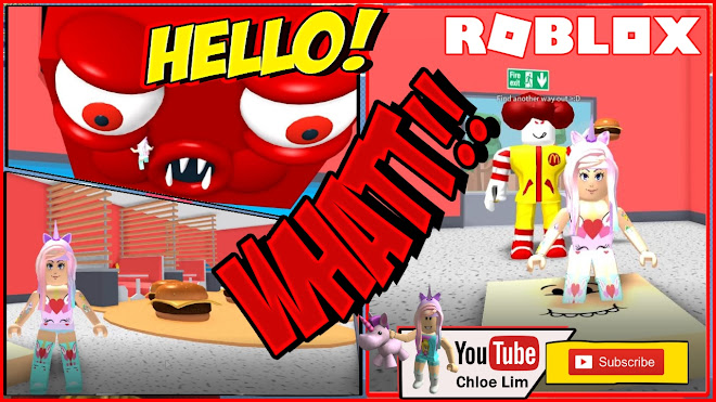 Roblox Escape the Mcdonalds obby Gameplay! Ronald McDonald went CRAZY!