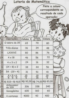 Atividades com sistema monetário