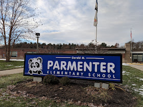 new sign at Parmenter School
