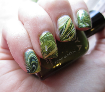 Green Water Marble