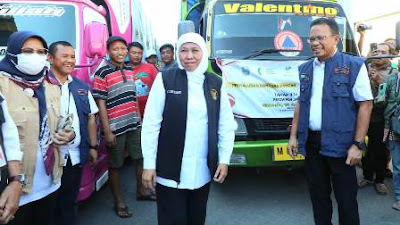  Launching Penyaluran Bantuan Pangan Pemerintah Tahap II, Gubernur Khofifah: Jadi Bantalan Sosial Bagi 3,4 Juta KPM di Jatim