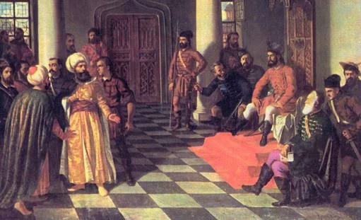 vlad receiving ottoman emissary