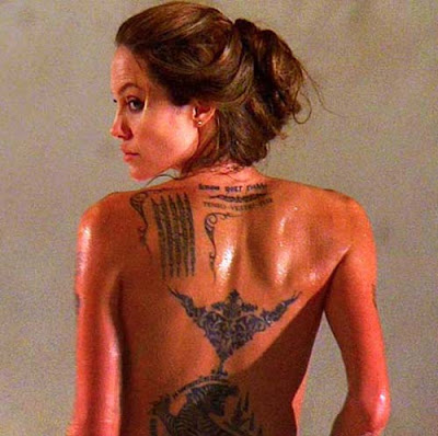 Celebrity Tattoos Angelina Jolie
