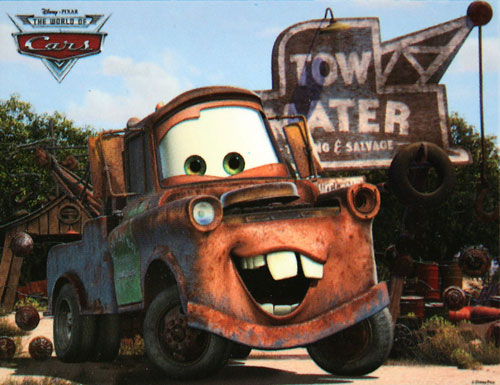 Disney Cars Characters Tow Mater Wallpaper