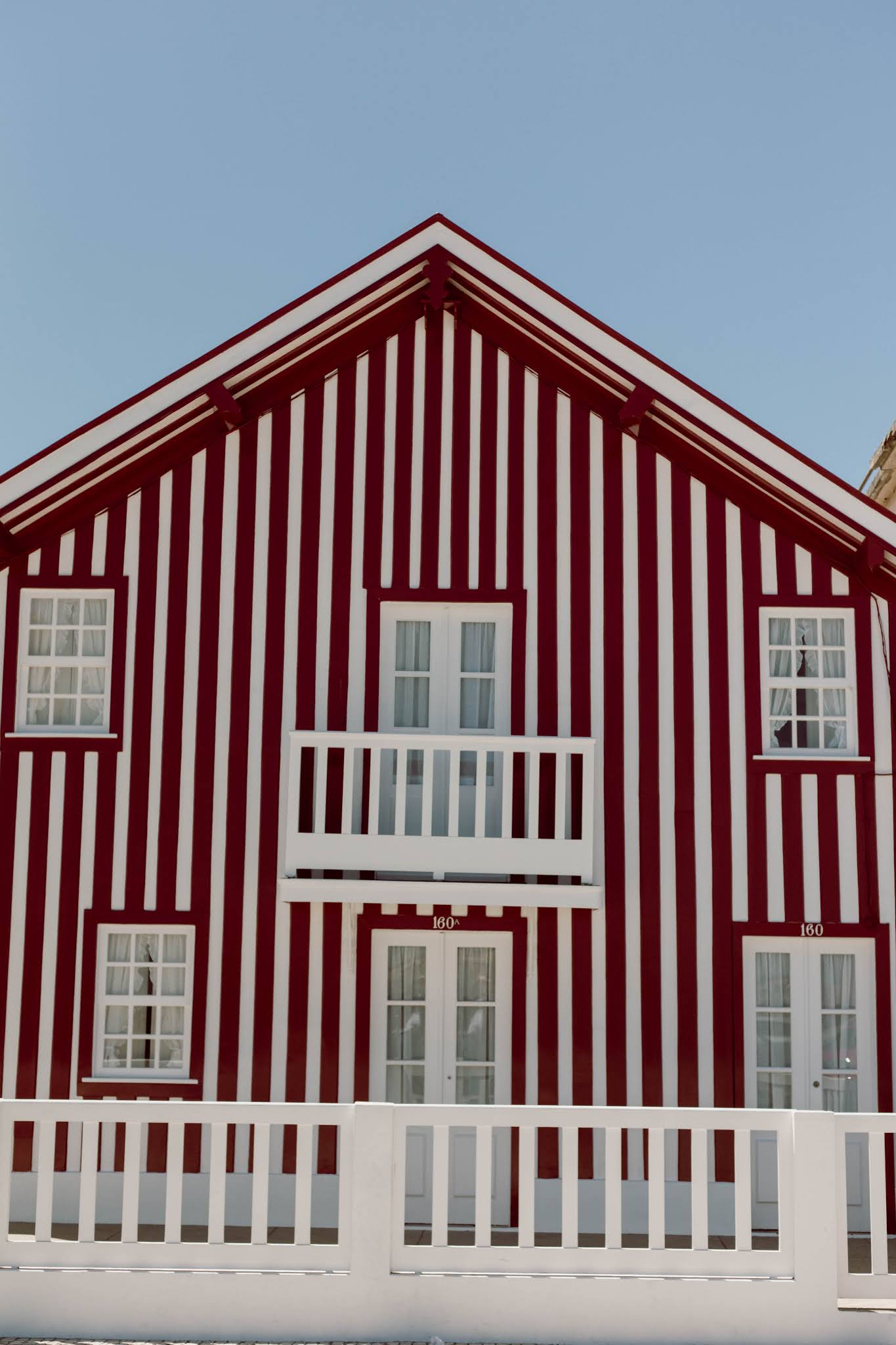 Casas da Costa Nova em Aveiro, Portugal