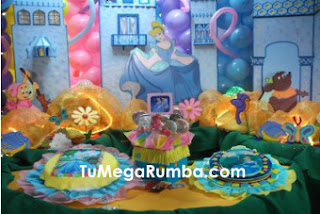 Cinderella, children parties decoration