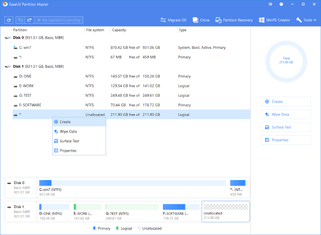 EaseUS Partition Master