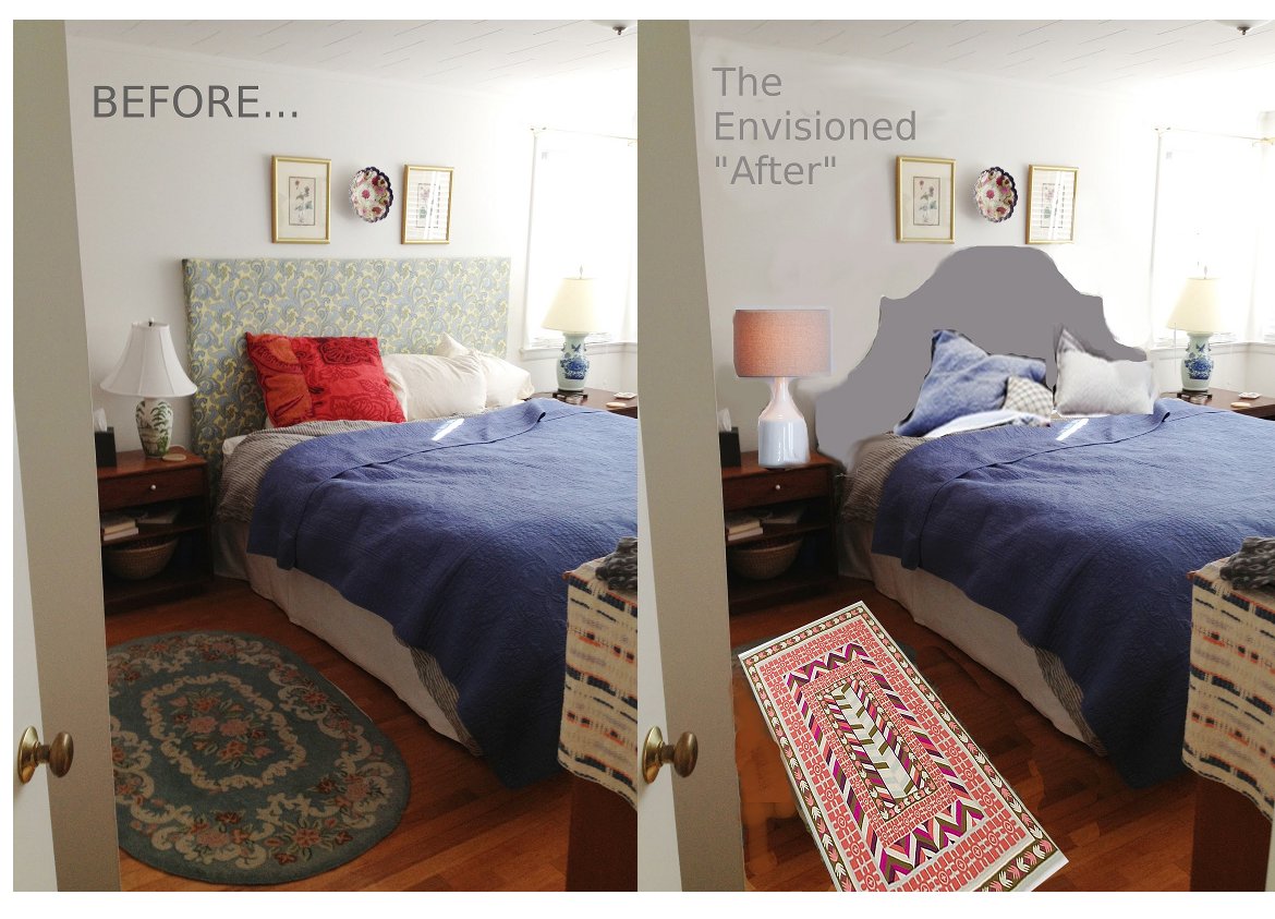 Tiptoethrough: Before and After: DIY Headboard Makeover
