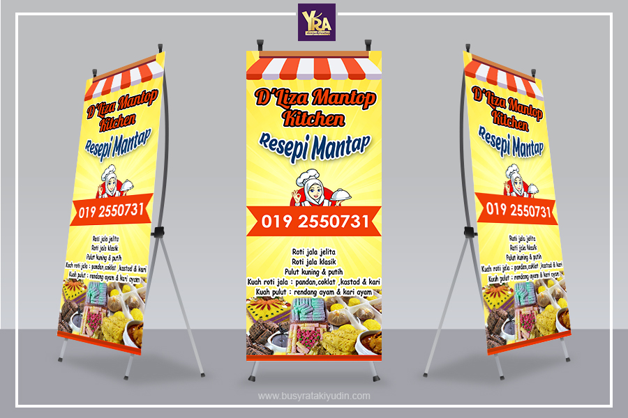 bisnes kad murah, tempah bunting murah, bisnes tepi jalan, order banting area alor setar,