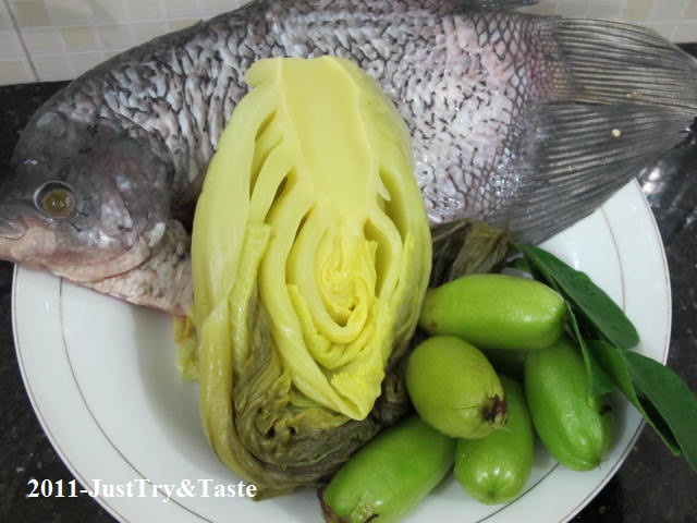 Resep Sup Ikan Gurame Dan Sawi Asin Just Try Taste