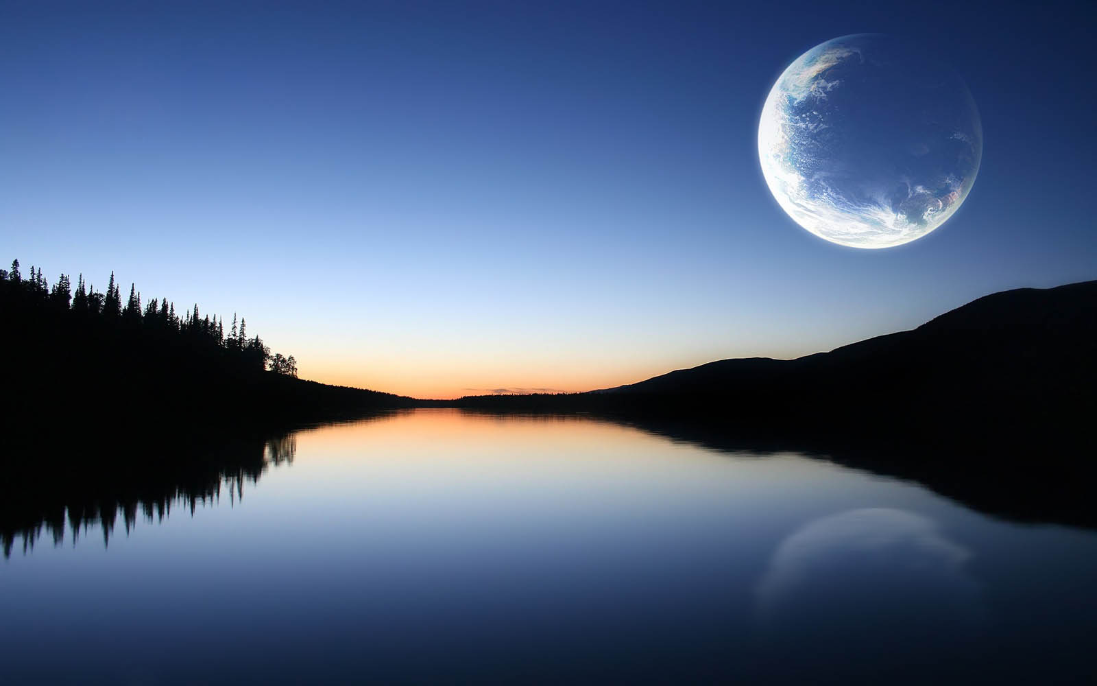 Nature Desktop Wallpapers, Moon Nature Desktop Backgrounds, Images 