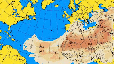 La calima remitirá desde mañana miércoles 14 enero