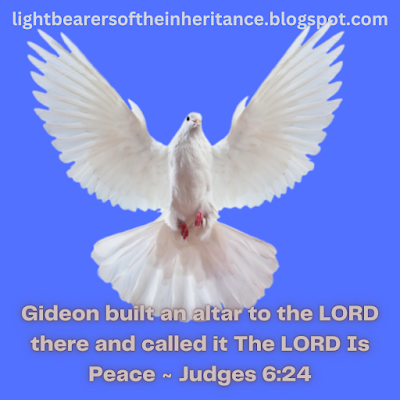 Gideon built an altar to the LORD there and called it The LORD Is Peace