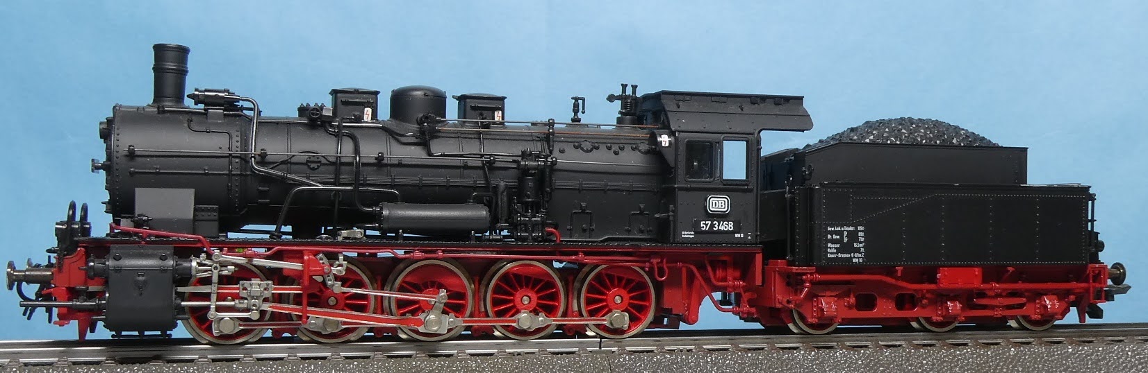 10形蒸気機関車図面　ドイツ連邦鉄道