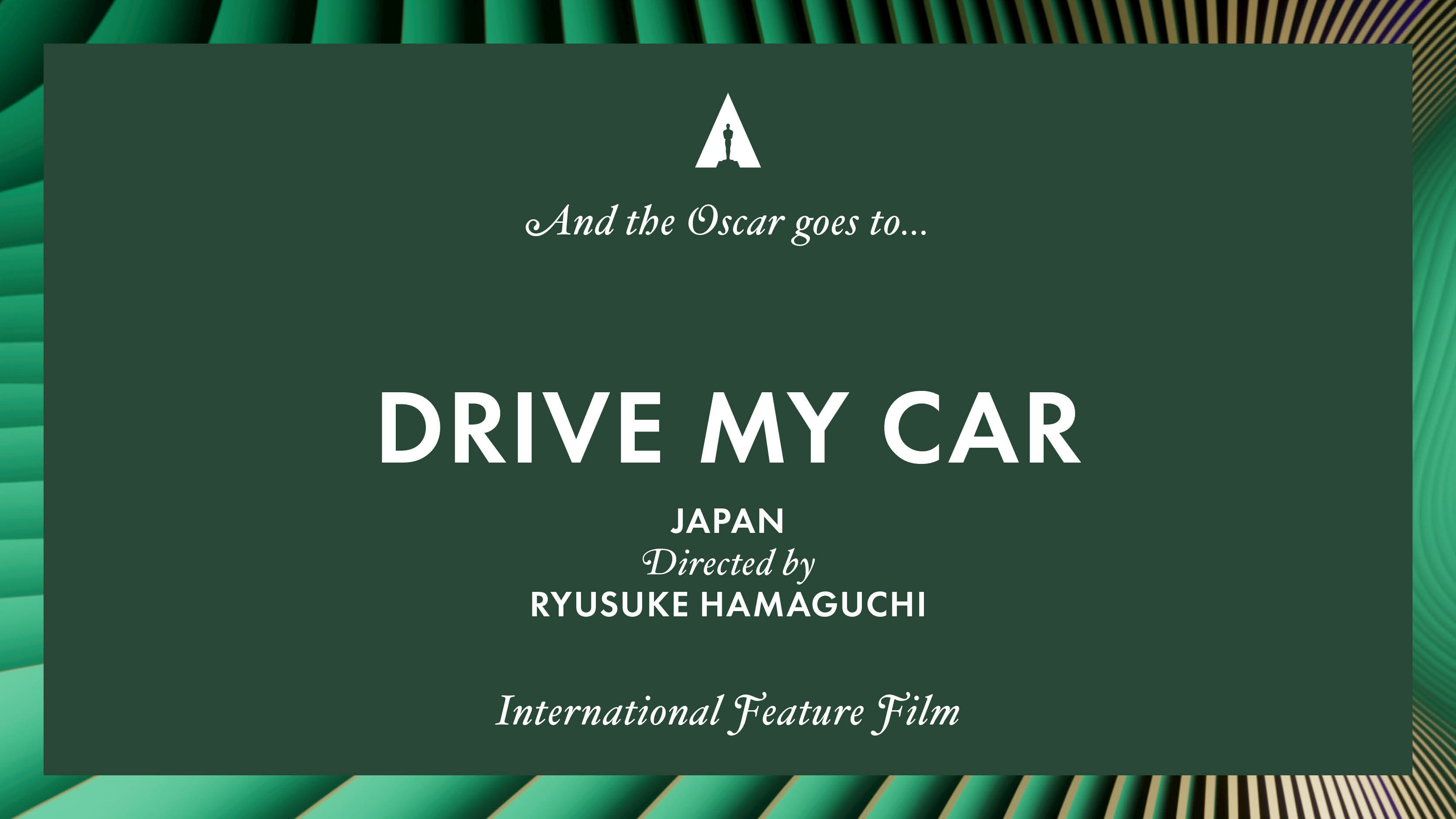 94 Oscars - Premio a mejor película extranjera - Drive My Car - Ryusuke Hamaguchi