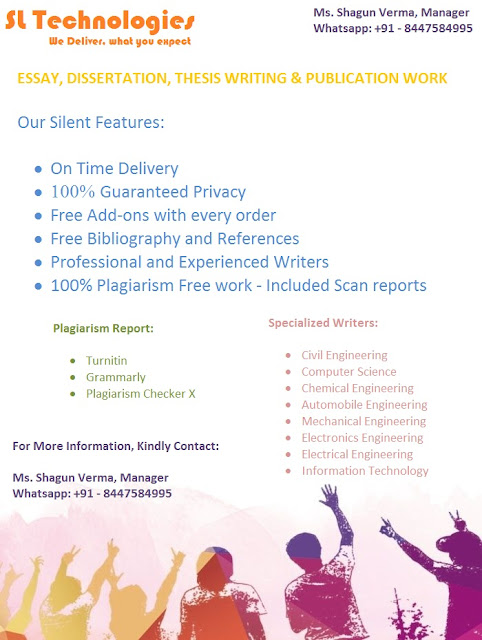 SL Technologies have experienced writers for research work