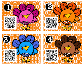 http://www.teacherspayteachers.com/Product/Turkey-Talk-Addition-QR-Scavenger-Hunt-1545693