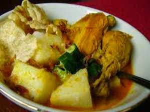 Resep Lontong kare Ayam Spesial