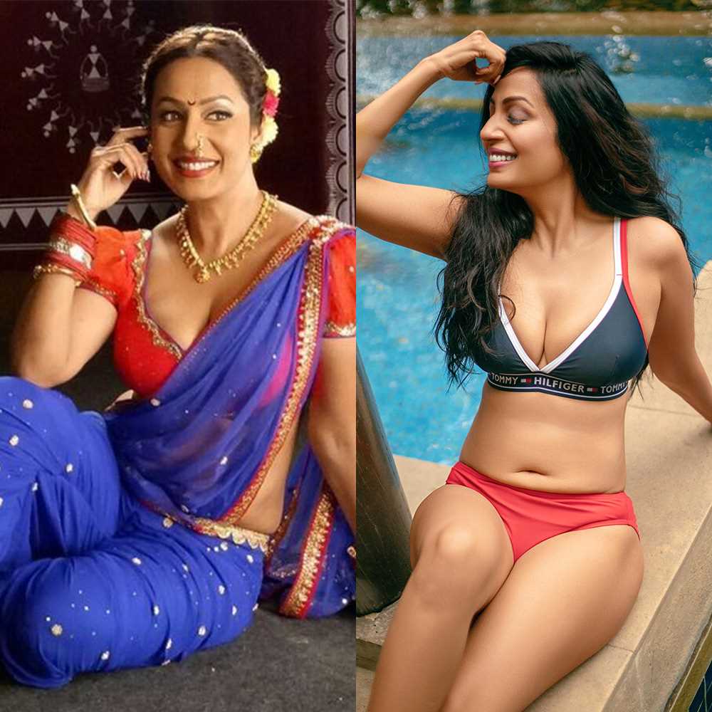Kashmera Shah saree vs bikini hot indian actress