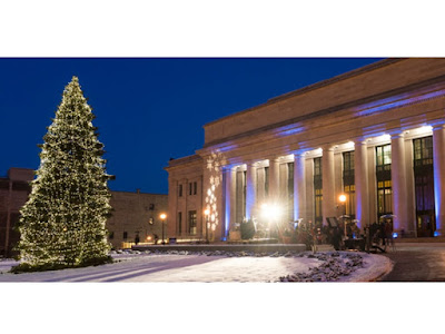 Union Depot holiday tree lighting pic from visit saint paul