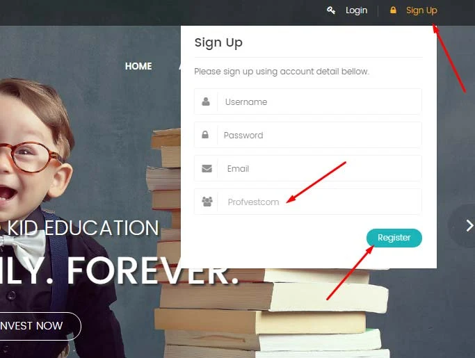 Регистрация в Education Solution