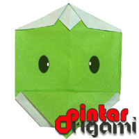 Cara Membuat Origami Wajah Capa