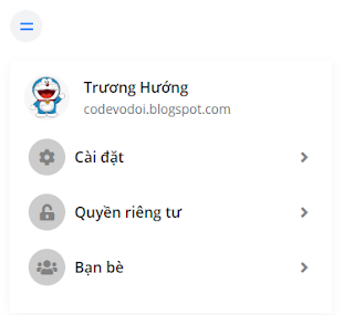 Tạo dropdown menu tương tự như của facebook cho blogspot