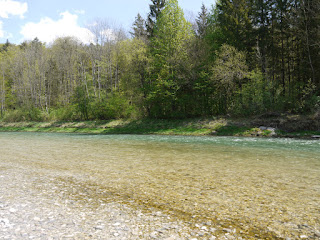 Isar bei der mittlerweile aus dem Denkmal-Atlas verschwundenen Römerbrücke