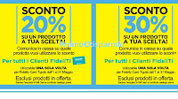 Logo Tigotà : sconto -20% e -30% su un prodotto a tua scelta